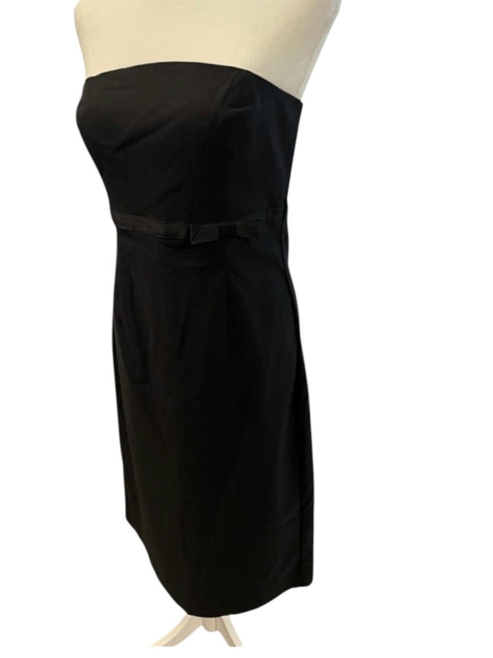 Express Stretch Strapless Dress. Black. Size 10. EUC. Measurements in pictures. - Picture 4 of 15